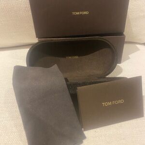 Tom Ford Dark Brown Glasses Case